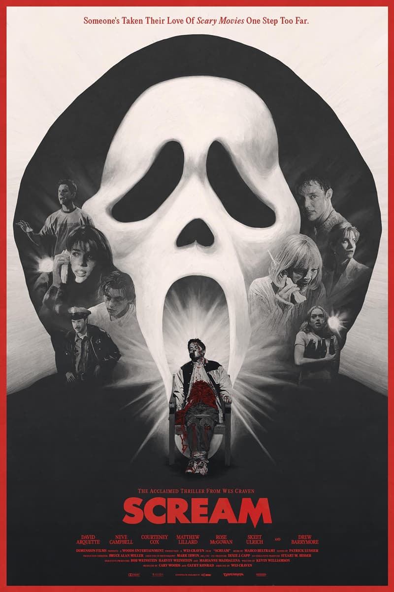 Alternative movie poster for Scream by Adam Demarti